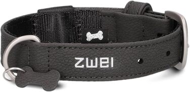 Нашийник для собак ZWEI Leo LE10 з екошкіри, регульований, 28-38 см, різні кольори