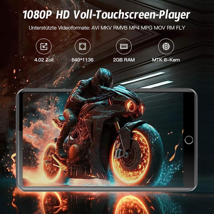 MP3 плеєр 160GB з Bluetooth та WiFi, 5