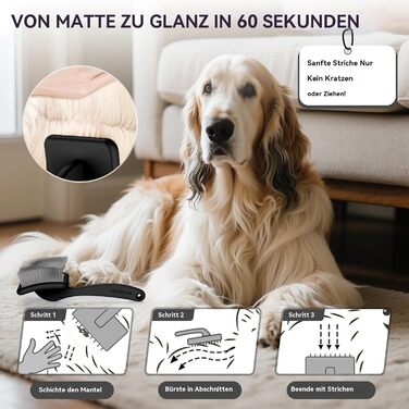 Набір гребінців для собак та котів з підшерстям (3 шт.) - Slicker Bürste Hund groß