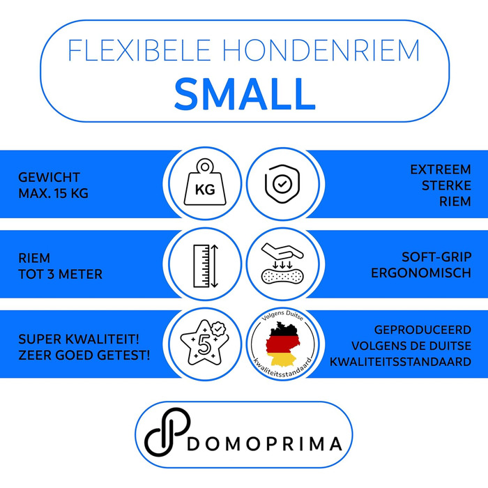 Нашийник для собак DOMOPRIMA: міцний, безпечний, 3 розміри (S, M), 4 кольори (сірий, блакитний, зелений, рожевий)