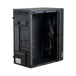 Корпус Micro ATX для комп'ютера Akyga AK35BK PC Tower, 2x USB 2.0, чорний