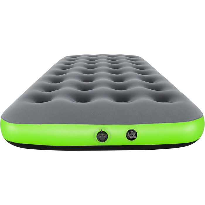 Надувний матрац Bestway Roll & Relax Twin 188x99x22 см, сірий, для відпочинку