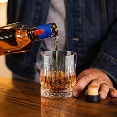 Набір склянок для віскі Cambareign 6 шт., 330 мл, Old Fashioned, скотч, бурбон, кришталь без свинцю