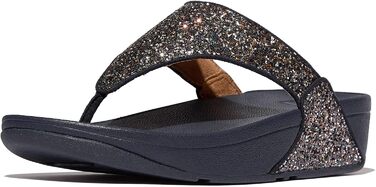 Шльопанці жіночі FitFlop Lulu Glitter Midnight Navy Mix, 43 EU - зручні з підтримкою склепіння стопи