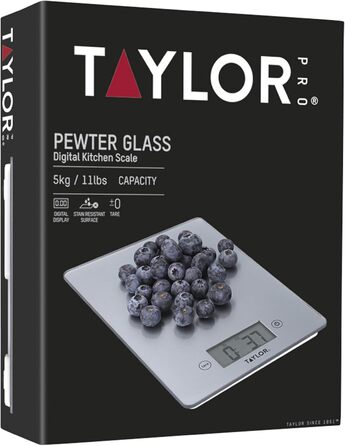 Кухонні ваги Taylor Pro Digital, рожеве золото, скло, 5 кг, функція тарування