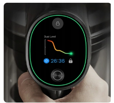 Вертикальний бездротовий пилосос Dreame 2в1 з LED-підсвіткою, Smart-двигуном, сріблястий/сірий