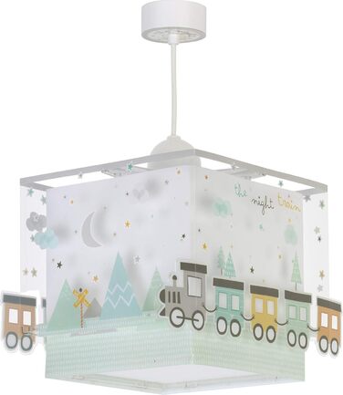 Dalber children's lamp pendant light hanging lamp pull colors train The Night Train colorful