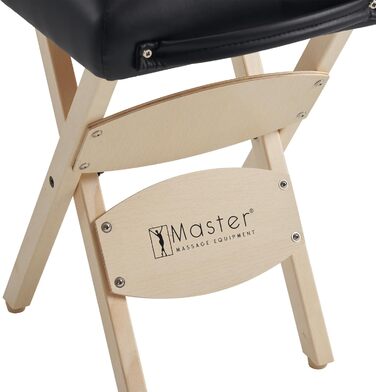 Складаний масажний табурет Master Massage America, чорний, для масажного столу