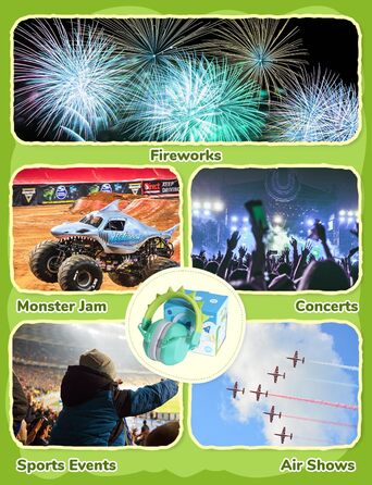 iClever навушники з шумозаглушенням для дітей (рожеві, з котячими вушками та динозавром)