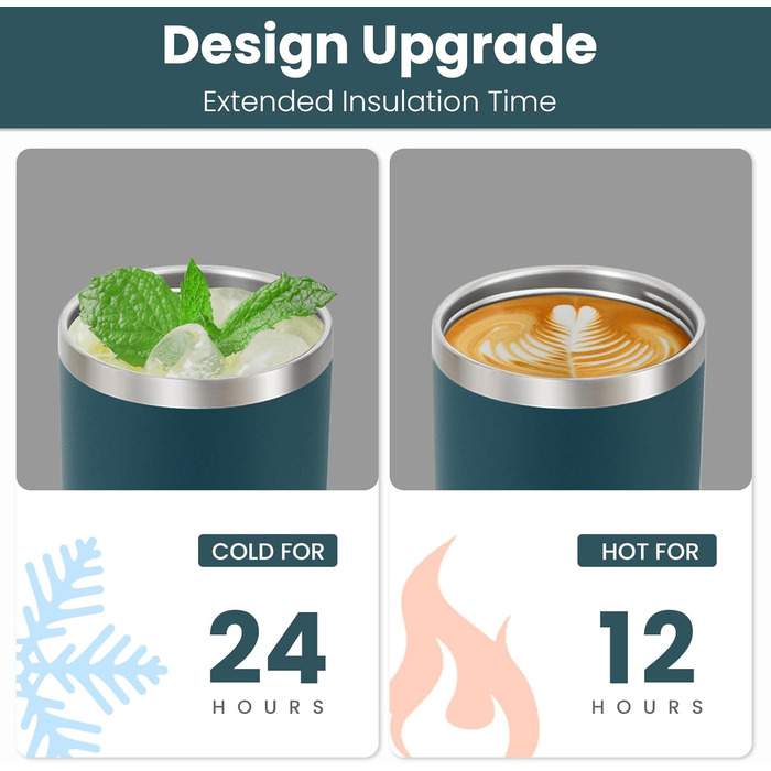 Термокружка Riley Joy 2.0 з нержавіючої сталі 1л з трубочкою та ручкою - для кави з собою, блакитна