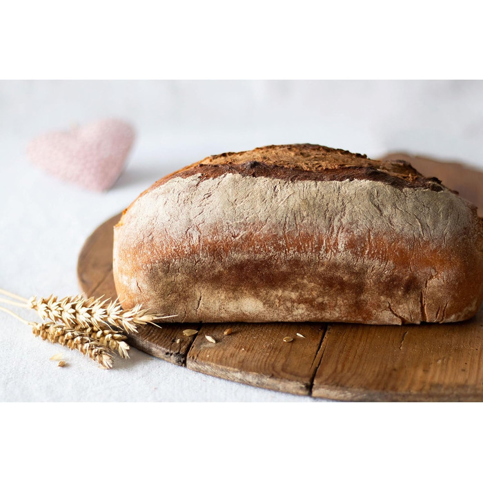 Форма для випікання хліба Städter, 30x13 см, 2,4 л, металева, емальована, срібляста, термостійка до 300°C