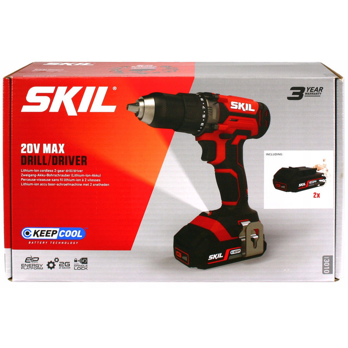 Акумуляторний шурупокрут Skil 20 V DD1E3010AA