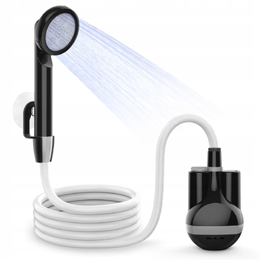 Портативний акумуляторний туристичний душ, 20 л, зі шлангом 1,8 м