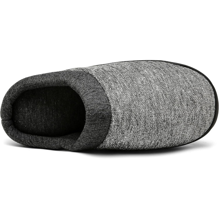 Теплі домашні капці Mishansha зимові чоловічі та жіночі з піною Memory Foam, сірі, розмір 43 EU