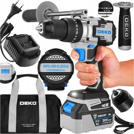Акумуляторний шурупокрут DEKO 20 V безщітковий, 120 Нм, у кейсі