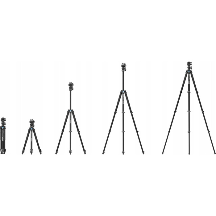 Комплект карбонового штатива SIRUI L-224F + KV-5