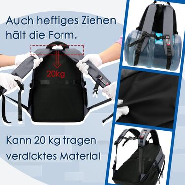 Шкільний рюкзак для підлітків, хлопчиків, водонепроникний, сірий. Ідеально для школи, коледжу, роботи.