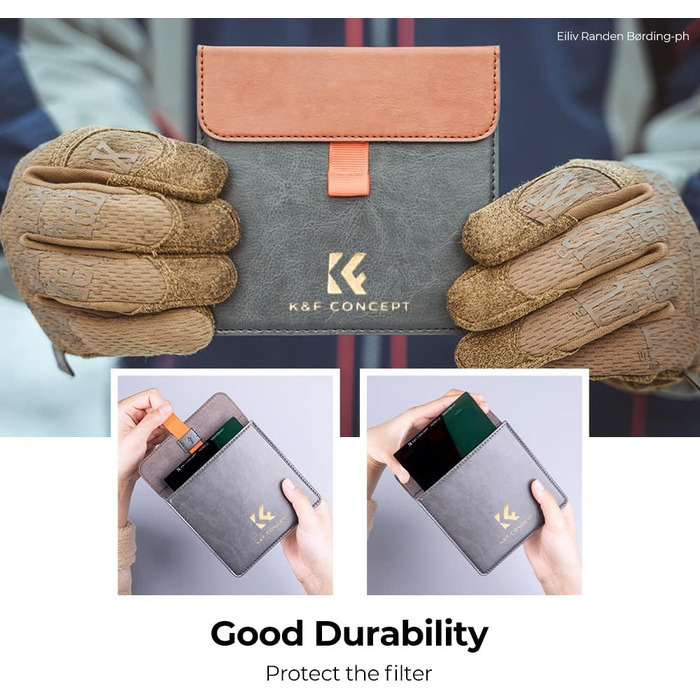 Набір фільтрів K&F Concept Nano-X: квадратний фільтр, адаптерні кільця (8 шт.), ND16