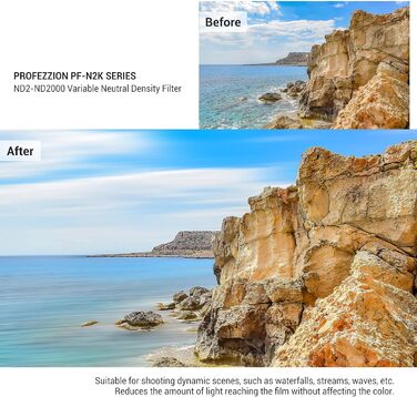 Графільтр PROfezzion Variable ND Filter (ND2-ND2000) 62mm - нейтральний фільтр для об'єктивів Sigma, Nikon, Fujifilm