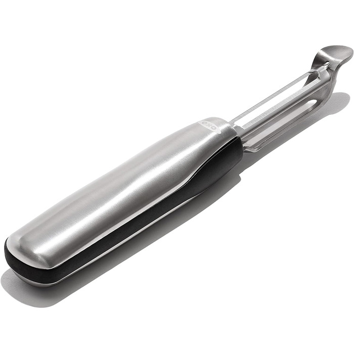 Овочечистка OXO Steel з нержавіючої сталі, поворотна