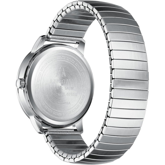 Чоловічий годинник: аналоговий кварцовий годинник з датою, водонепроникний, 38 мм, сріблястого кольору