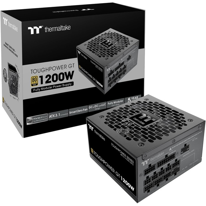 Блок живлення Thermaltake Toughpower GT 1200W, чорний