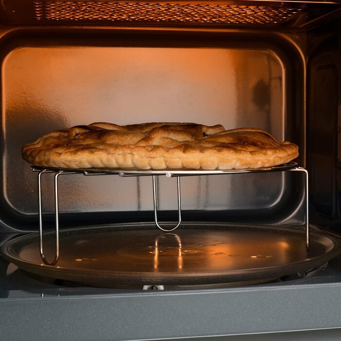 Мікрохвильова піч Black+Decker BXMZ900E 23L з грилем, 1000W, 9 програм, чорний колір