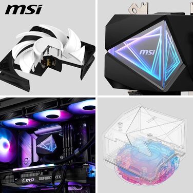 MSI MAG CoreLiquid I360 - Система водяного охолодження ЦП з ARGB підсвічуванням, підтримка Intel & AMD, сокет I-Series
