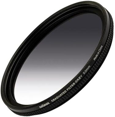 Фільтр Dörr Digiline Градієнтний сірий, 2 ступені затемнення, ND 0.6, 52 мм, для фотографії