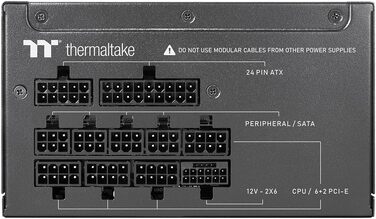 Блок живлення Thermaltake Hamburg Germanium Pro 850W, ATX 3.1, PCIe 5.1, 80 Plus White, низький рівень шуму