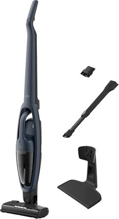 AEG ULTIMATE 5000 CLEAN AS52CB21DB Cordless Vacuum Cleaner / 2in1 / pleasantly quiet 79 dB(A) / 58% recycled material / up to 50 min runtime / automatic / freestanding / all floors / incl. accessories / Blue 2023 model 21.6V Blue with accessories