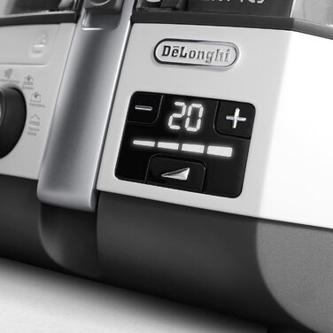 De'Longhi MultiFry Extra Chef Plus FH1396 Air Fryer, Multicooker with 1.7 kg Capacity, 8 Cooking Programs, Convection System with 2 Heating Elements, Grill Function, Recipe App, 2300 Watts, White 8 Programs