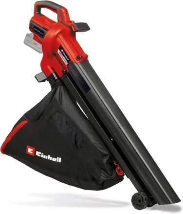 Einhell Cordless Leaf Blower VENTURRO 18/210 Power X-Change (Li-Ion, 18 V, Suction power 500 m³/h, collection bag 45 L, blowing function up to 210 km/h, without battery & charger)