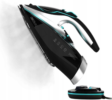 Бездротова парова праска Cecotec IronHero 3100 Cordless, 3100 Вт, чорна