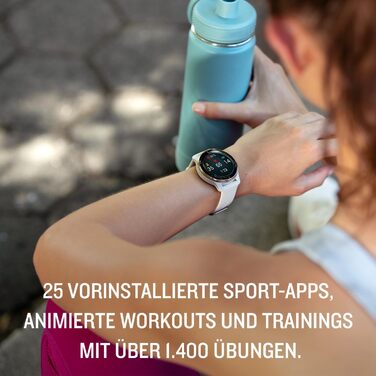 Розумний годинник Garmin Venu 2 Plus: GPS, фітнес, AMOLED, 25+ спортивних режимів, Music Pay (слонова кістка/кремовий)