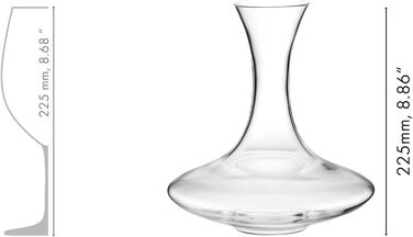 Декантер для вина RIEDEL Ultra, прозорий, кришталеве скло, ручна робота, 1 шт.