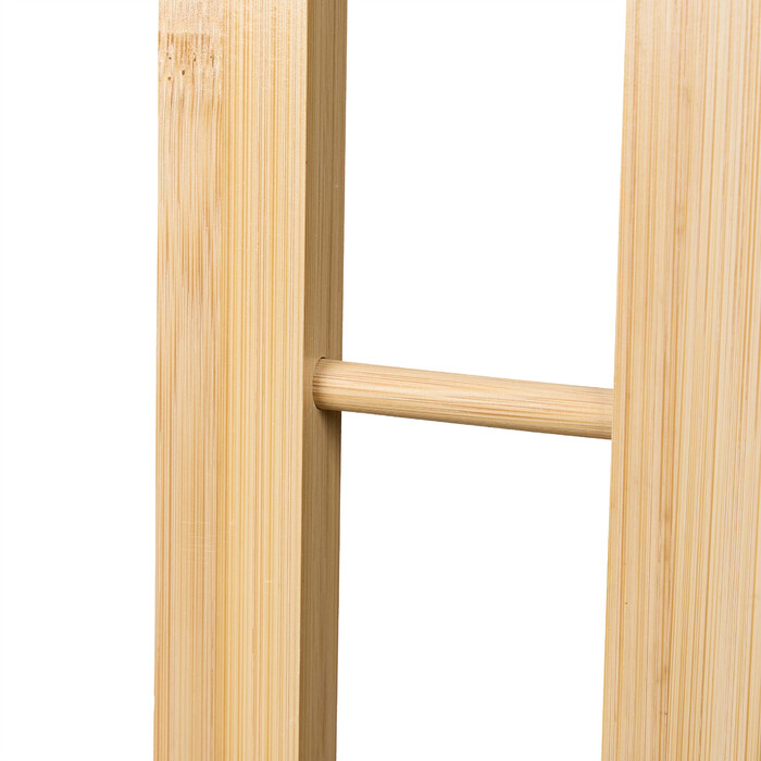Relaxdays Bamboo Towel Rack