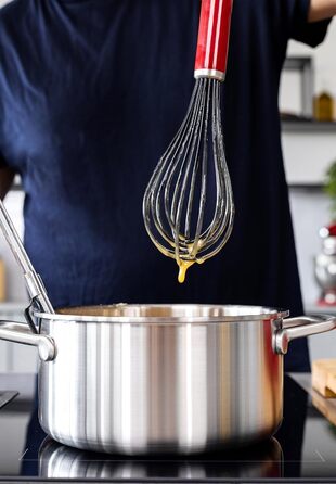 Віночок силіконовий KitchenAid Classic Empire Red (Червоний) - для тіста, збивання