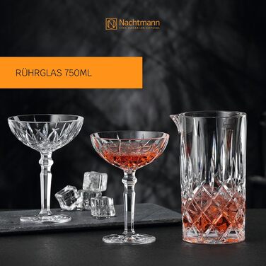 Nachtmann Mixing Glass Cocktail 750 ml, Noblesse, 101258, Crystal Glass Mixing Glass, Dishwasher Safe