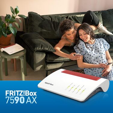 Роутер FRITZ!Box 7590 AX Exclusive Edition Wi-Fi 6 (DSL, Mesh, DECT)