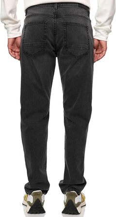 Чоловічі джинси Indicode INSantino з еластичного деніму (99% бавовна), темно-сірі, розмір 32W/32L