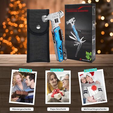 Мультитул Rollgabelschlüssel 18 в 1: преміум-мультитул з титанової сталі для чоловіків, кемпінгу, відпочинку на природі та надзвичайних ситуацій