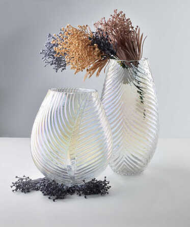 Скляна ваза Mondex, 12 x 25 см