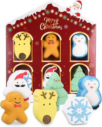 Набір прикрас для ялинки на Новий Рік, 42 шт. (Червоний, Зелений, Золотий)