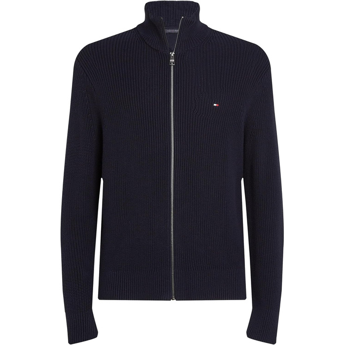 Кардиган Tommy Hilfiger чоловічий з блискавкою, білий (Ivory), розмір XL, колір Desert Sky