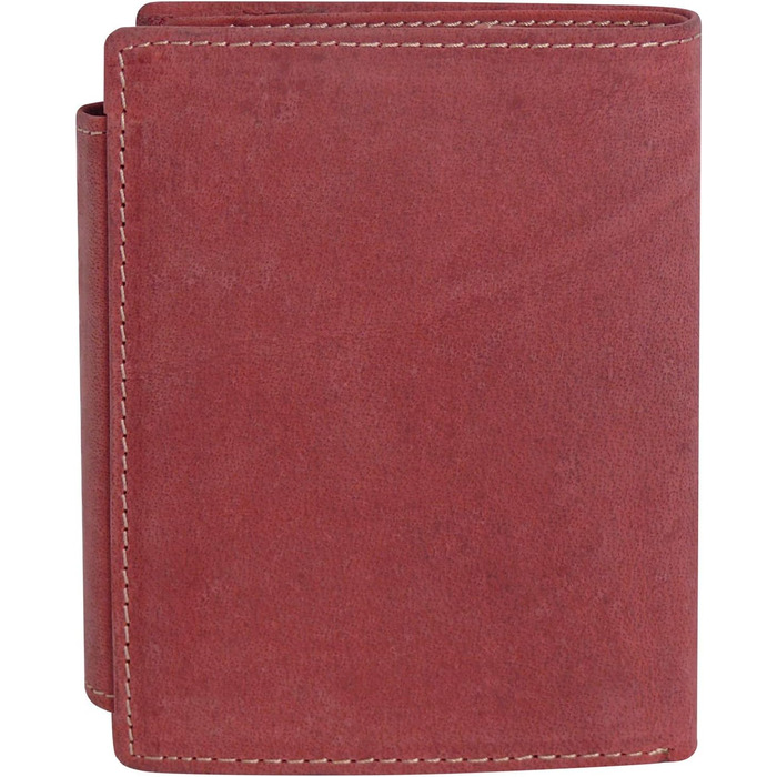 Harrys-Collection Women's Vintage Wallet with Heart Special Edition, Sizes: One Size, Colors: Red, Leather, RFID Protection