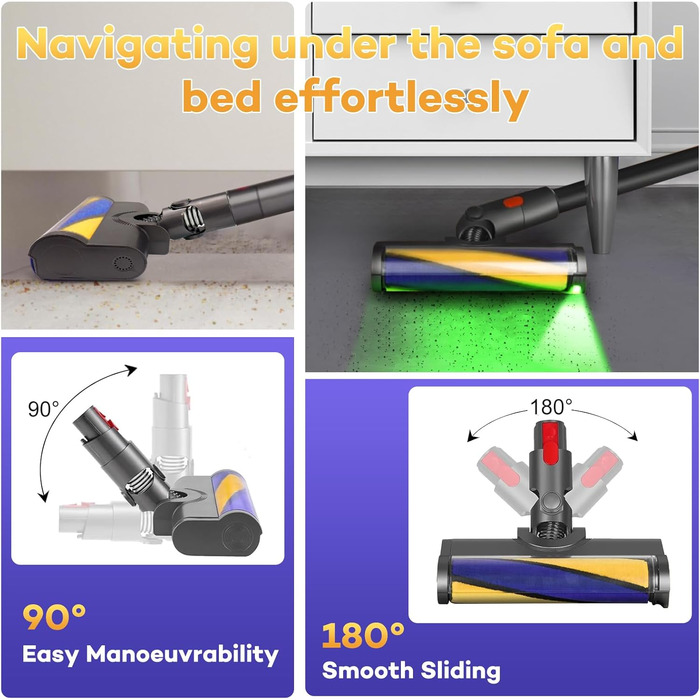 Фільтр HEPA для пилососа Dyson V12 Detect Slim (971517-01) - 3 фільтри + щітка