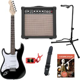 Rocktile Pro ST3 BK RW L - Електрогітара для лівшів (комплект) - для початківців