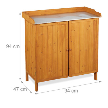 Relaxdays Plant Stand with Under-Shelf