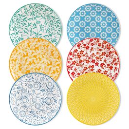 Набір посуду Vancasso Selene для 6 осіб, 24 елементи, пастелеве порцелянове покриття. Включає: 6 тарілок, 6 тарілок для десерту, 6 супових тарілок, 6 мисок. Підходить для мікрохвильової печі.